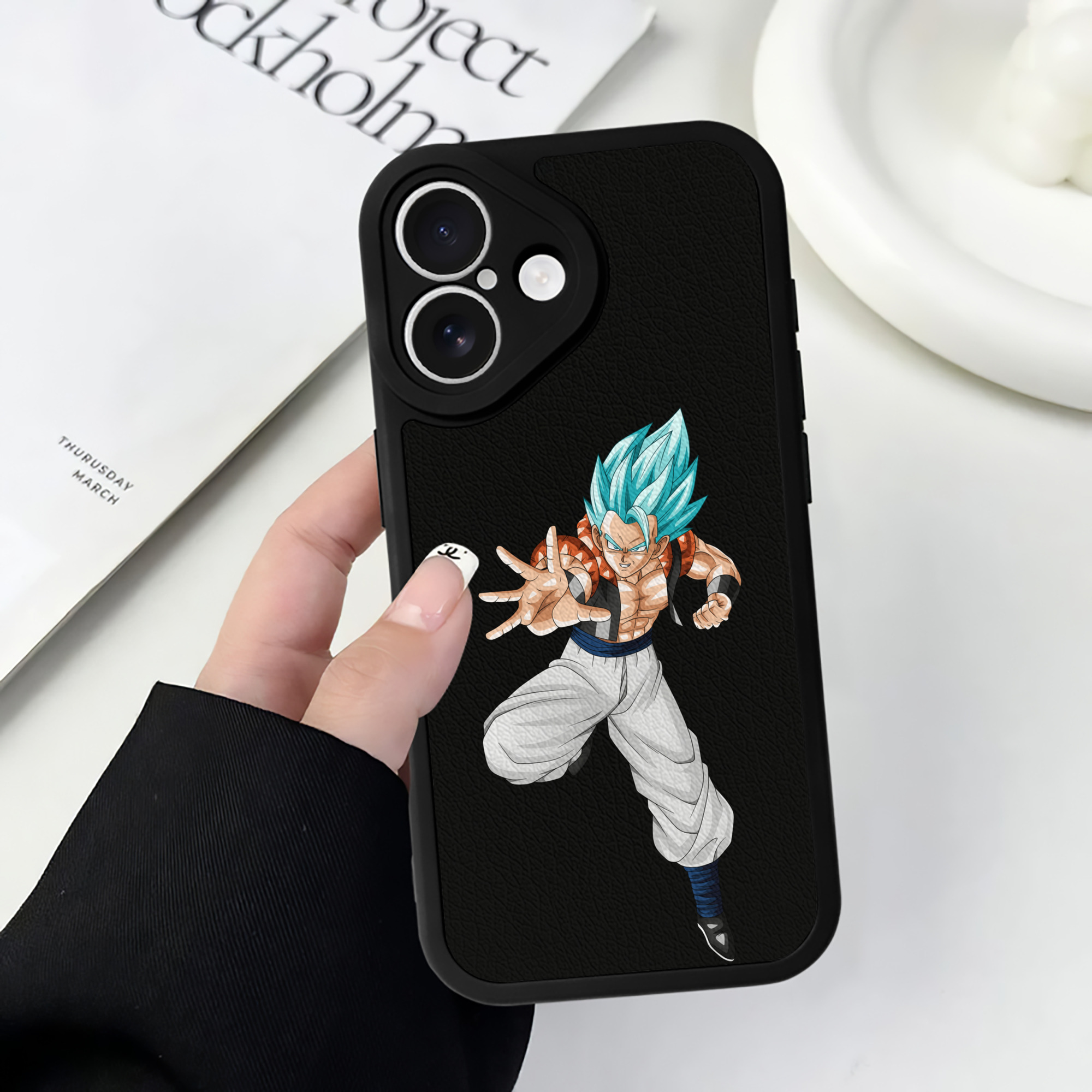 （画像用） ドラゴンボール ベジータ四世（Bejīta Yonsei）DRAGON BALL Vegeta IV 【iPhone 16シリーズ対応】シリコンスマホケース（レザー調） 材質：シリコン